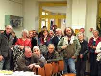 Le vernissage à la Mairie d'Escassefort le 3 mars 2012