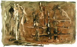 YuccaL 0150, Oil on paper, 26x41,5 / 50x60 (cm)  (Private Collection)